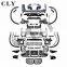CLY Body kit For BMW X5 G05 Facelift X5M Front Rear car bumpers Grille Wheel Arch Fenders Vents Rear Mirror Shells Diffuser Tips