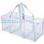 PVC Travel Makeup Toiletry Storage Bag, Large Capacity Tote Bag, Cosmetic Clothes Organizer Bag