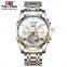 TEVISE T9005F Luxury Man Wristwatch Stainless Steel Automatic Mechanical Men Business Calendar Watch
