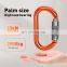 JRSGS Aluminum 25KN Ultra-Light Locking Climbing Carabiner Screw Snap Hook S7108TN