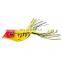 Byloo Hot Sale Multi Color 90mm Floating Topwater Bass Bait Soft Fishing Lure Wobblers Spinning Frog Lure