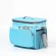 Customized logo printed reusable non woven lunch bag folding tote food delivery ice insulated cooler bag