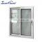 NFRC Florida Miami-Dade Hurricane Impact Resistant Approved Customized Size PVC UPVC Sliding Windows