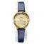 SINOBI Women Quartz Watches Logo Custom Support Blue Black Leather Watch OEM Luxurious Fair Lady Wristwatch
