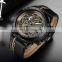 Naviforce 9110 Japan Quartz Movt Custom Logo Watch Leather Complete Calendar Wristwatches Naviforce Watches For Men