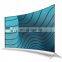 China OEM Plastic Base Frame Curve AI-Powered 8K 65 Inch Smart TV 4K  HD Curved