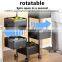 In Stock Multilayer Rotatable kitchen Storage fruit 360 Degree Rotating Baskets Vegetable Rack