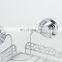 Hot Sales Diamond Series Suction Cup Corner Shower Caddy Iron Wire Rack Bathroom Corner Shelf