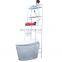 Hot sale three-layer white metal space-saving toilet shelf with Toilet shelf organizer