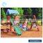 Children Funny Games Plastic Outdoor Indoor Playground With Swings And Slides Climbing