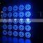 DMX Effect Auto Control System Stage LED Par Light 24x12W 6in1 RGBWA UV Slim LED flat par Light stage lighting