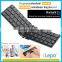 Hot selling products 2014 multimedia desktop keyboard with folding keyboard stand