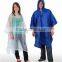 Disposable PE Transparency Rain Poncho Raincoat