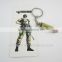 Cute metal bullet key chain,cross fire weapon keychain