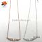 Wholesale Fashion Jewelry feather alloy fine chain necklace