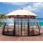 New Design Luxury Wedding Advertising Garden Outdoor Modern Glass Wind Resistant Gazebo                        
                                                Quality Choice