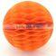 Christmas Hanging Decoration Sante Green Tissue Paper Honeycomb Balls Perfect for Christmas