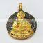 Wholesale Vintage Style Gold Polish Buddha 925 Sterling Silver Pendant, Silver Jewelry Supplier India