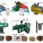 Screw type high yield 11kw floating fish feed extruder for fish farm