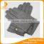 2016 Wholesale cheap new simple style spandex velvet gloves with belt buckle