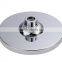 New Bathroom Shower Room Supplies 7.7" Round Rain Stainless Steel RGB LED Light Shower Head Silver OS001842