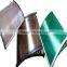 4mm-10mm uv Smoked Ribbed pc Sheet for Carport Canopy