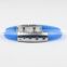 fashionable clear personaliezed silicone bracelet