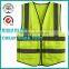 Construction Reflective Working Safety Vest With Zipper for Men the Electrician Sanitation Workers
