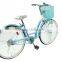 24 inch single speed pink women city bicycles