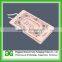 2016 Customized plastic hang tag with clip