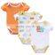 Wholesale 3Pcs Cartoon Baby Short Sleeve Clothes,Newborn Baby Girl Clothing,Baby Costume Baby Onesie                        
                                                Quality Choice