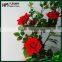 decoration silk rose bonsai