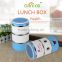 Allnice carton design multilayer stainless steel kid lunch box/food warmer bento box for students