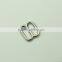 Eco-friendly custom color metal small strap tri-bar slide for 15mm strap