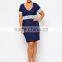 China Supplier Wholesale plus size dress custom lace lady fashion dress