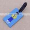 Practical blue silicone luggage tag/couples baggage tag wholesale                        
                                                                                Supplier's Choice