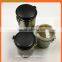 food grade tin box with plastic lid,coffee box,metal can
