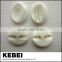 New style custom design buttons oval pattern white buttons