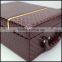Manufacturers selling leather grade wine packaging bo Wine special wine gift boes are packed two pieces