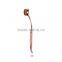 Special fishtail handle 10 pieces sythetic hair rose gold makeup brushes