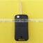 Refit flip remote key fob case Peugeot 407 2 button with groove blade