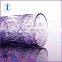 Factory supply 300ml fancy glass beverage cup
