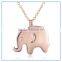 Fashion gold elephant necklace wholesale