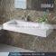 Composite stone One piece bathroom sink and countertop