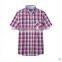 High quality men shirts pattern cotton plaids poplin men designer check latest new model shirts