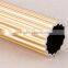 Dragon mart dubai decorative golden curtain rod with plastic finial