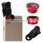 Phone Lens 0.67x Wide Angle Lens+Fisheye Lens+Macro Lens For Mobile Phone