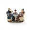 Attractive Design Polyresin Statue Senior Couple Polyresin Statue