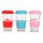 2016 bulk wholesale colorful plastic silicone cup cover coffee