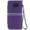 For Samsung s6 Flip Magnetic Wallet PU Leather Cover, For Samsung Galaxy S6 Cover